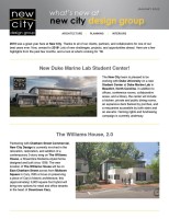 New City Design Group Newsletter (page 1)