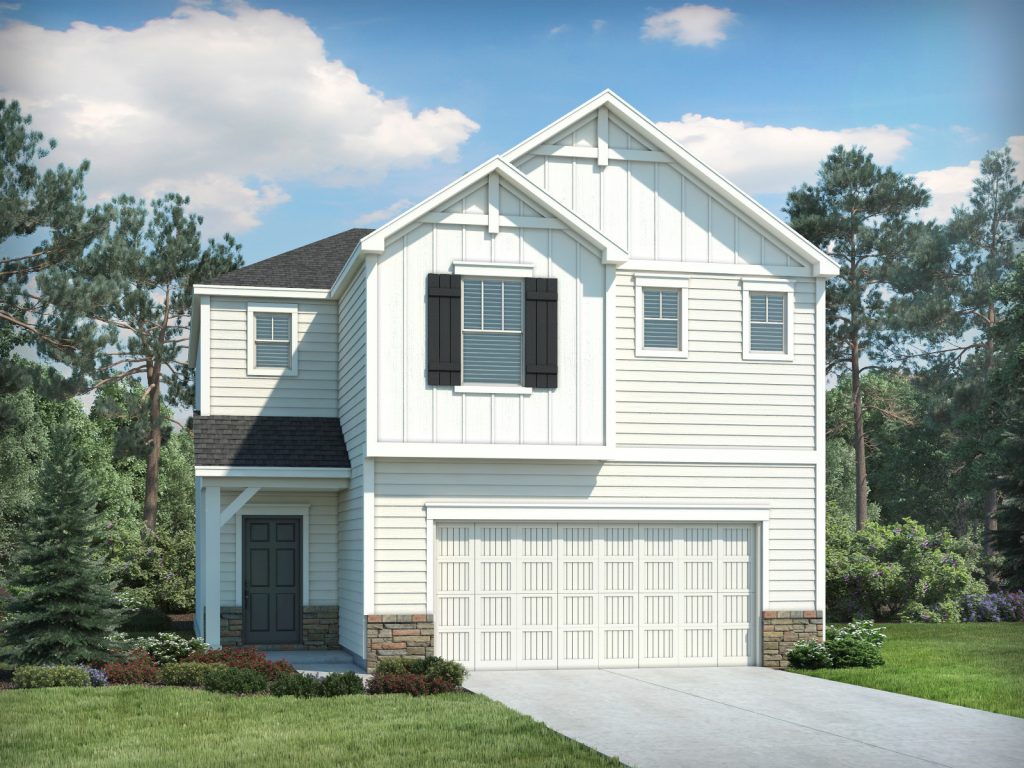 Meritage Homes Model Home Underway at Lakeview in FuquayVarina, North